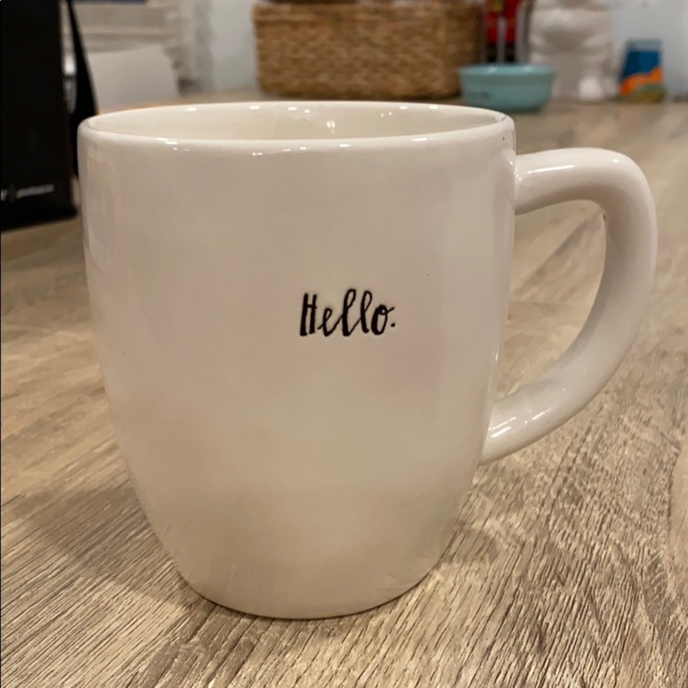 Rae Dunn “hello” mug